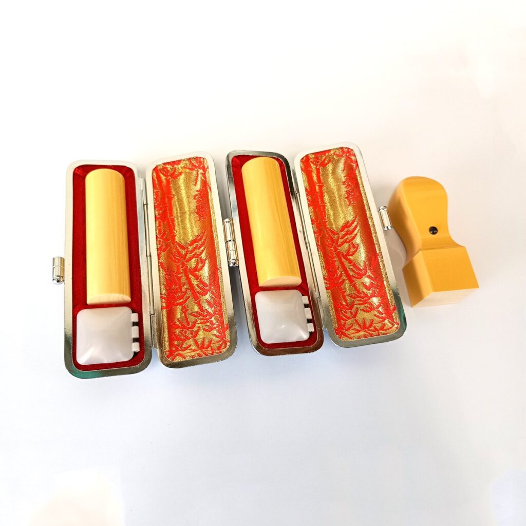 法人の印章 3本セット 18+16.5+21mm角・天丸